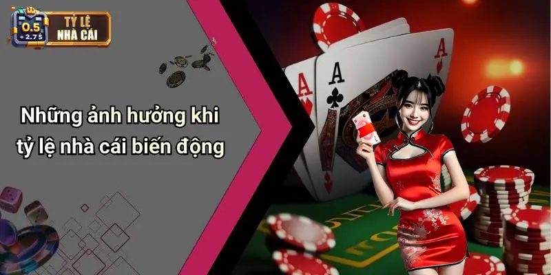 điều khoản nhà cái 3 Những ảnh hưởng khi tỷ lệ nhà cái biến động