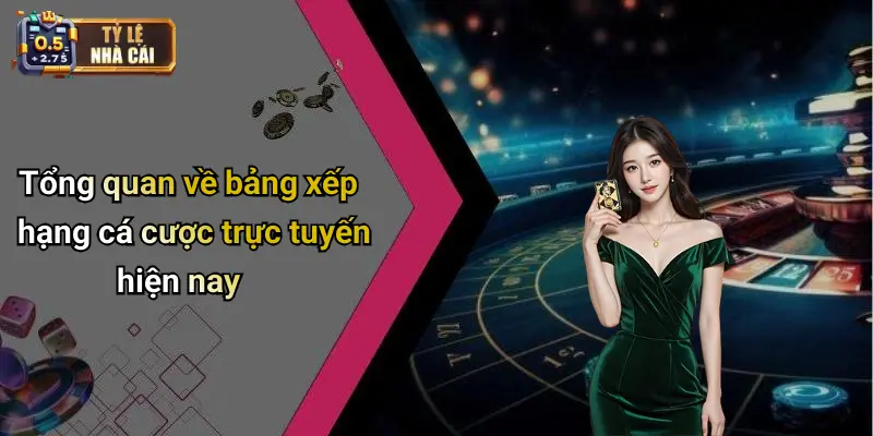 Tổng quan về bảng xếp hạng cá cược trực tuyến hiện nay