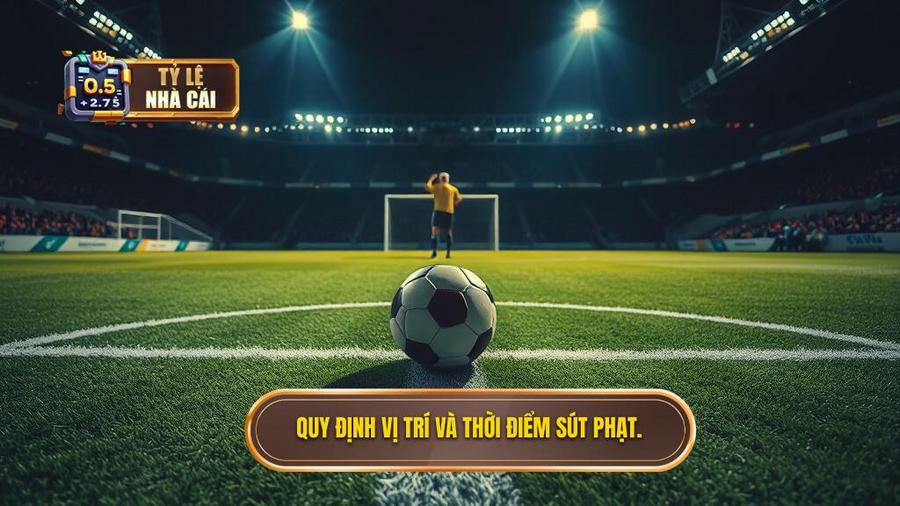 1. Quy định vị trí và thời điểm sút phạt.