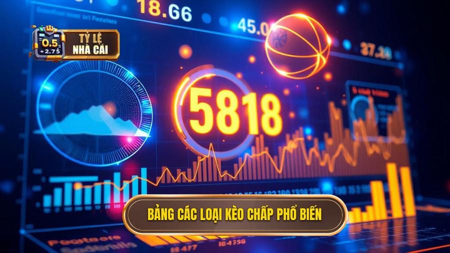 3. Bảng tổng hợp các loại kèo cược chấp phổ biến